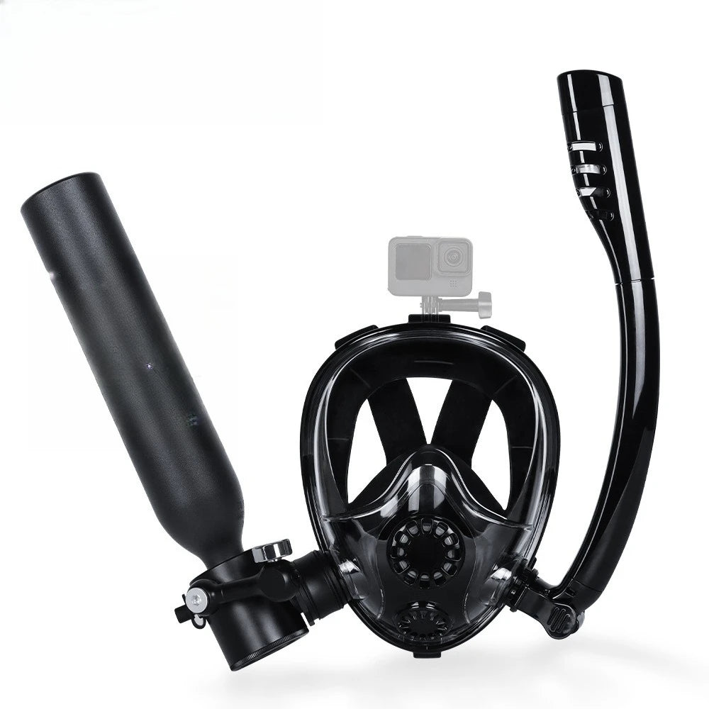 Snorkeling Mask with Mini Scuba Oxygen Tank BLYNTRA