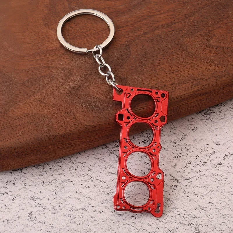 Creative Gear Head Keychain Speed Gearbox Keyring for Car Key Turbo Hub Brake Disc Pendant Shock Absorber Keys Holder Chain Ring BLYNTRA