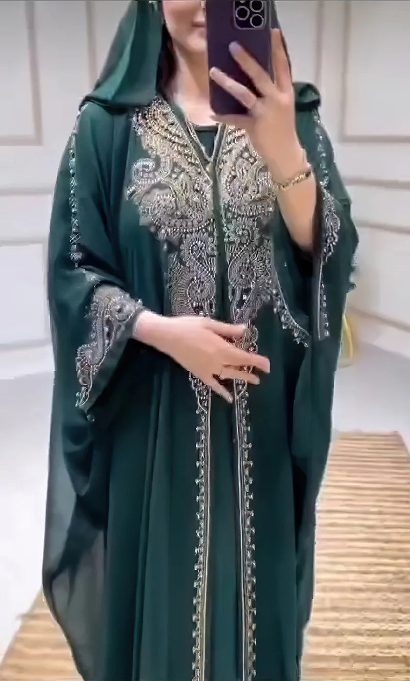 NoorLuxe Diamond Abaya Set SHOPPING HUB