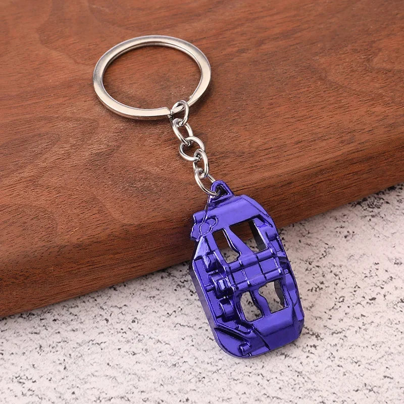 Creative Gear Head Keychain Speed Gearbox Keyring for Car Key Turbo Hub Brake Disc Pendant Shock Absorber Keys Holder Chain Ring BLYNTRA