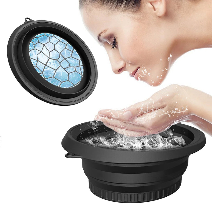 Portable Washbasin Ideal For Facial Ice Compress Easy Storage Black Purple Green Durable For Washing Bathroom Household Supplie BLYNTRA