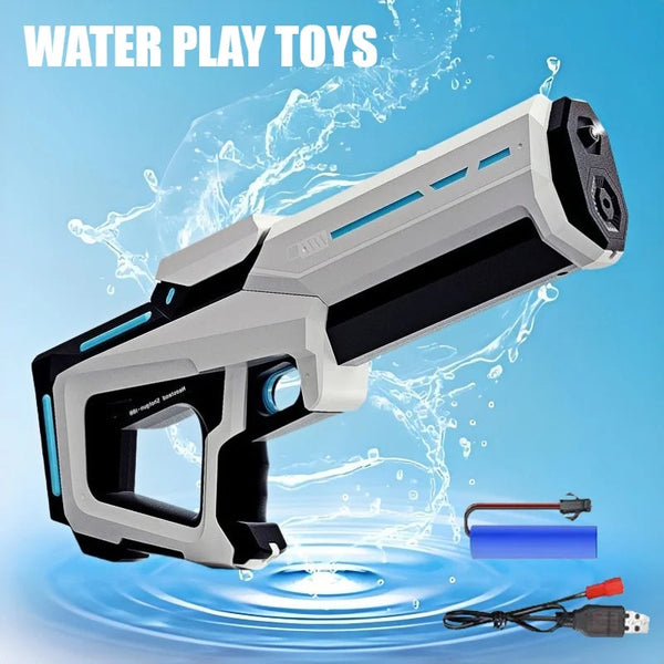 Electric Water Guns for Children Fully Automatic Water Absorption Continuous Launch Watergun Summer Outdoor Beach Toys for Kids BLYNTRA