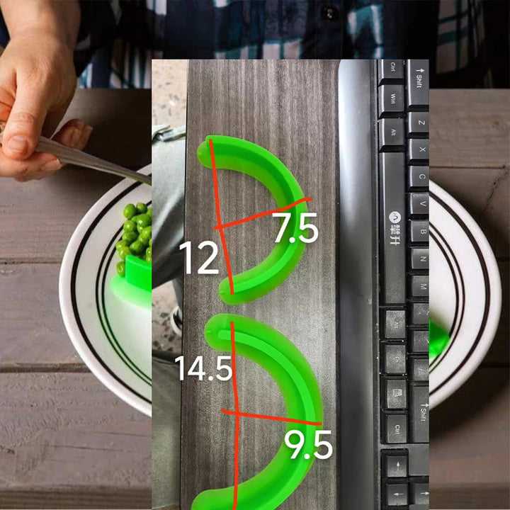 2-package Plate Divider Food Safe Silicone Food Separator Accessories Food Partition Plate Separator Kitchen Gadgets For Health BLYNTRA