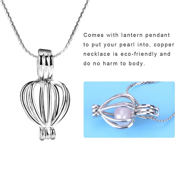 Wish Pearl Necklace Kit Innovative Wish Pearl Necklace Kit With Pendant Cage Monther's Day Valentine's Day Christmas Gifts BLYNTRA