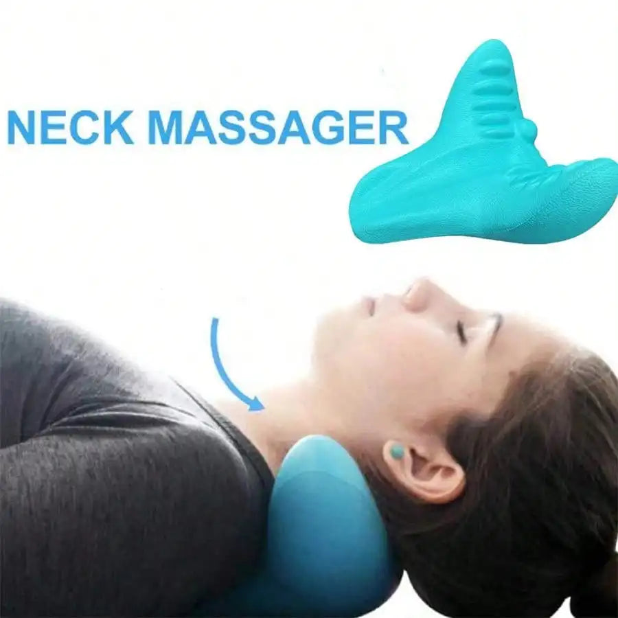 1pc Neck Massager Deep Kneading Relaxation Massager, Portable For Home And Travel BLYNTRA