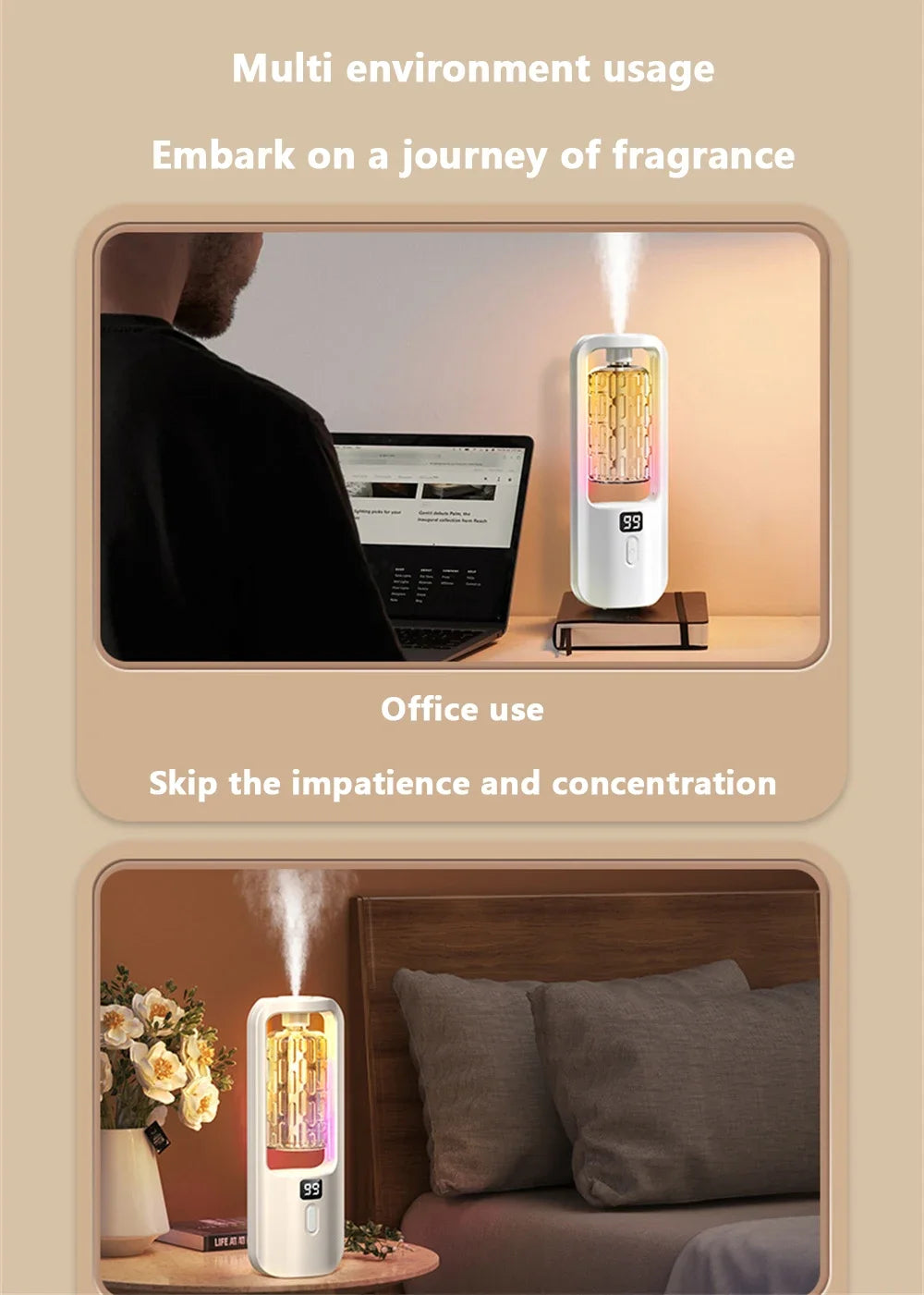 BLYNTRA Smart Humidifier & Diffuser – Hotel-Grade Air & Fragrance BLYNTRA