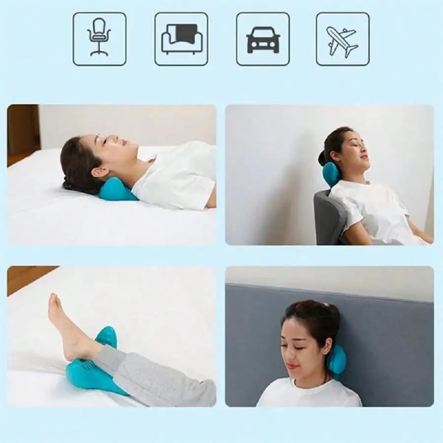 1pc Neck Massager Deep Kneading Relaxation Massager, Portable For Home And Travel BLYNTRA