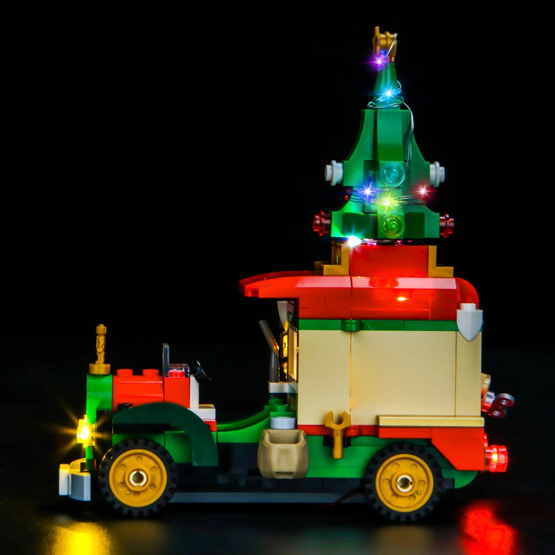 LED Light Kit 40746 for Santa’s Delivery Truck – BLYNTRA Brick Bling Store BLYNTRA