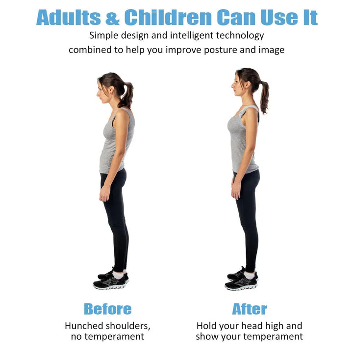 Smart Correction Belt Sensor Orthosis Invisible Reminder Adult & Child Sitting Posture Hunchback Back Smart Posture Corrector BLYNTRA