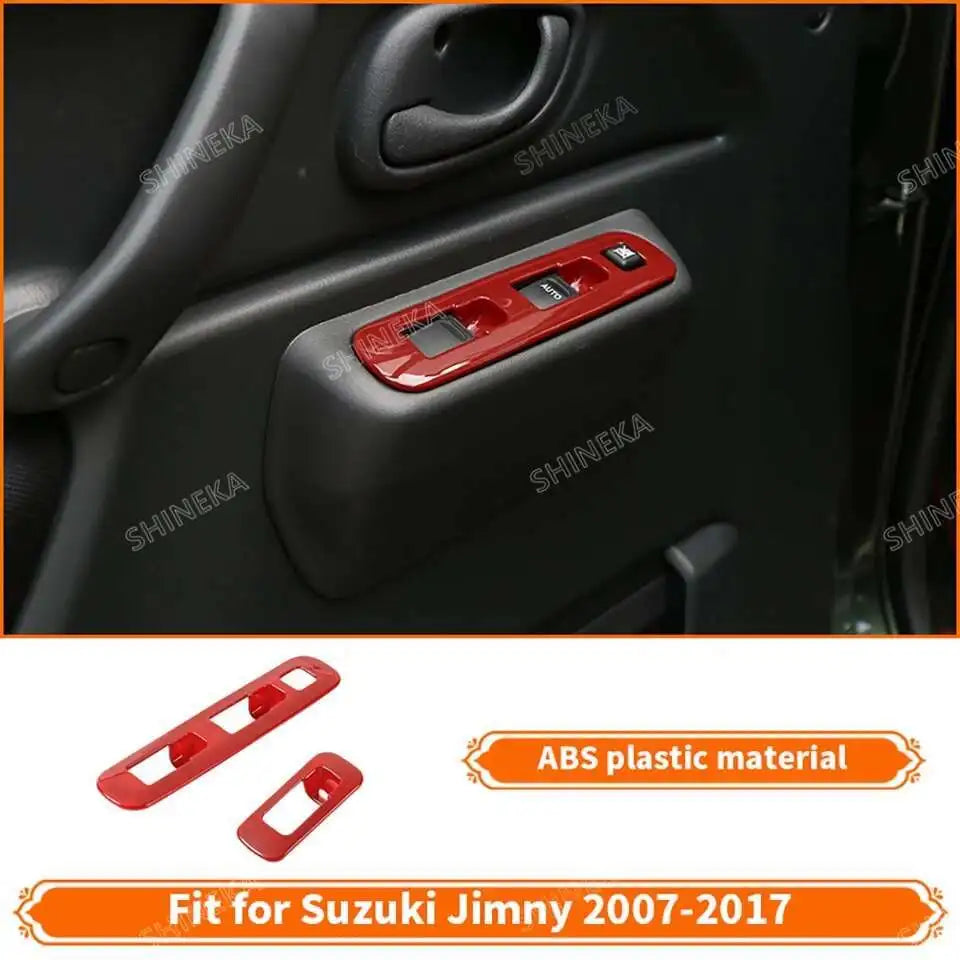 SHINEKA Red Trim Kit for Suzuki Jimny 07–17 BLYNTRA