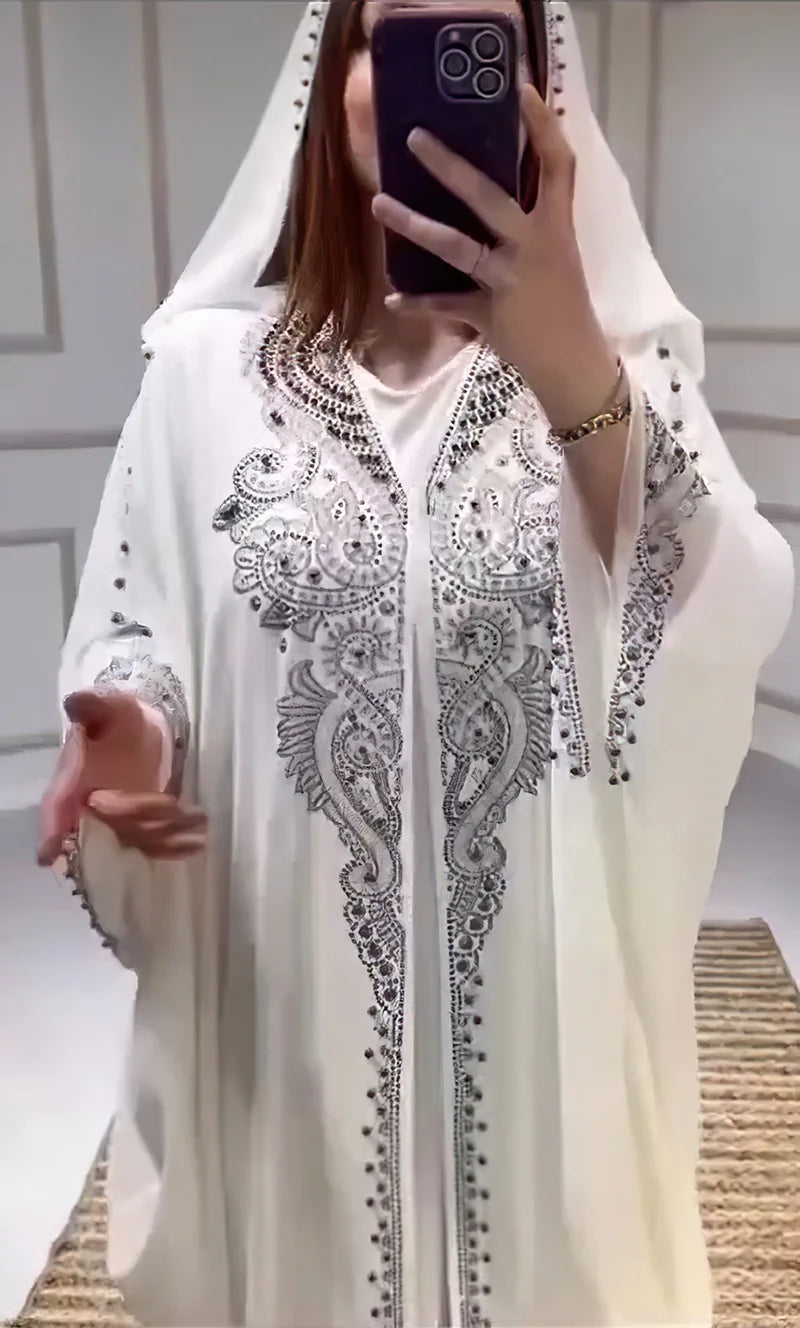 NoorLuxe Diamond Abaya Set SHOPPING HUB