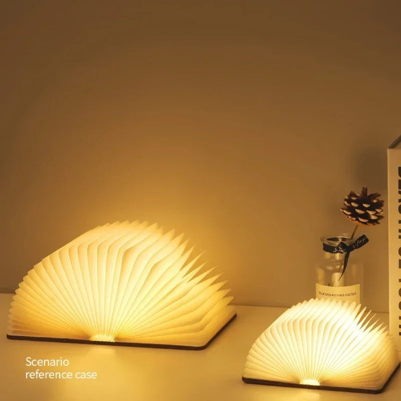 3D Folding Book LED Night Light BLYNTRA