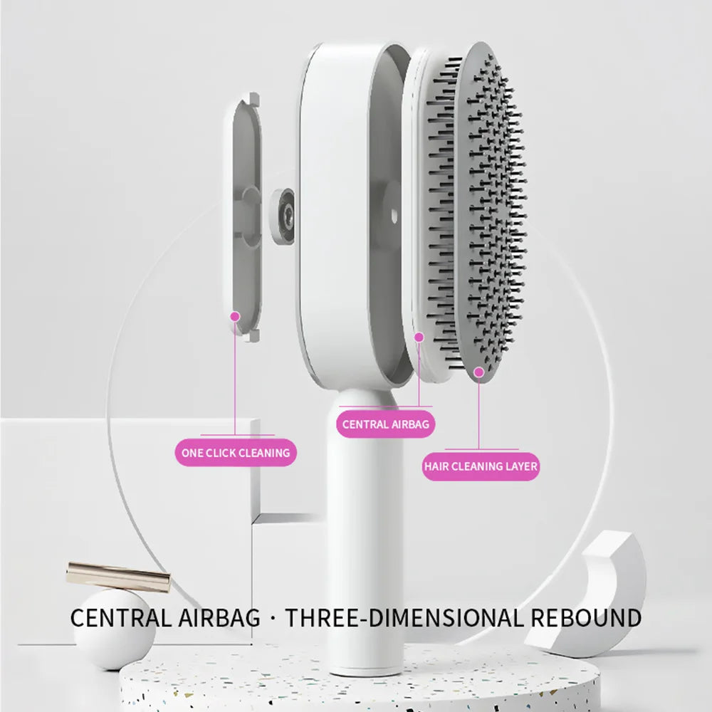 Airbag Massage Hair Brush – Self-Cleaning BLYNTRA