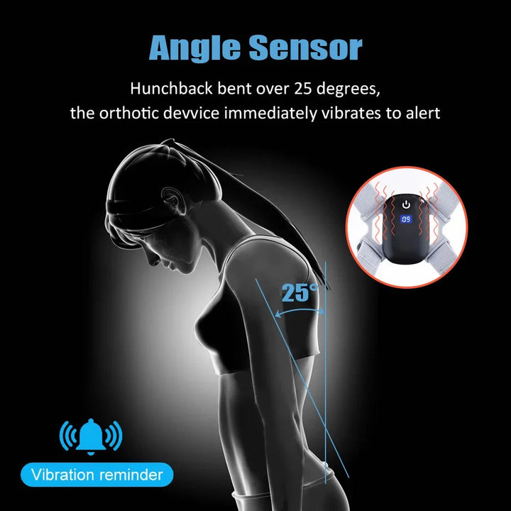 Smart Correction Belt Sensor Orthosis Invisible Reminder Adult & Child Sitting Posture Hunchback Back Smart Posture Corrector BLYNTRA