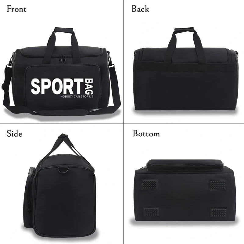 Large Sports Duffel Bag With Shoe Compartment BLYNTRA