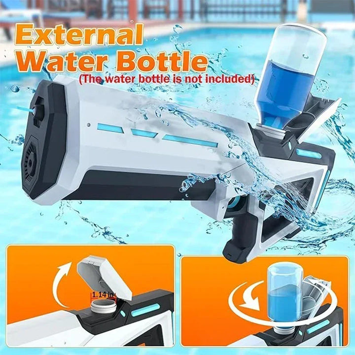 Electric Water Guns for Children Fully Automatic Water Absorption Continuous Launch Watergun Summer Outdoor Beach Toys for Kids BLYNTRA