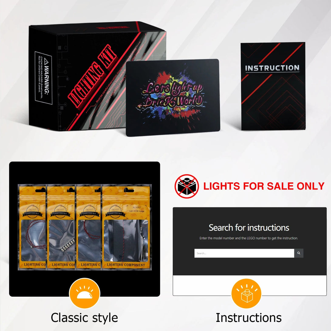 LED Light Kit 40746 for Santa’s Delivery Truck – BLYNTRA Brick Bling Store BLYNTRA