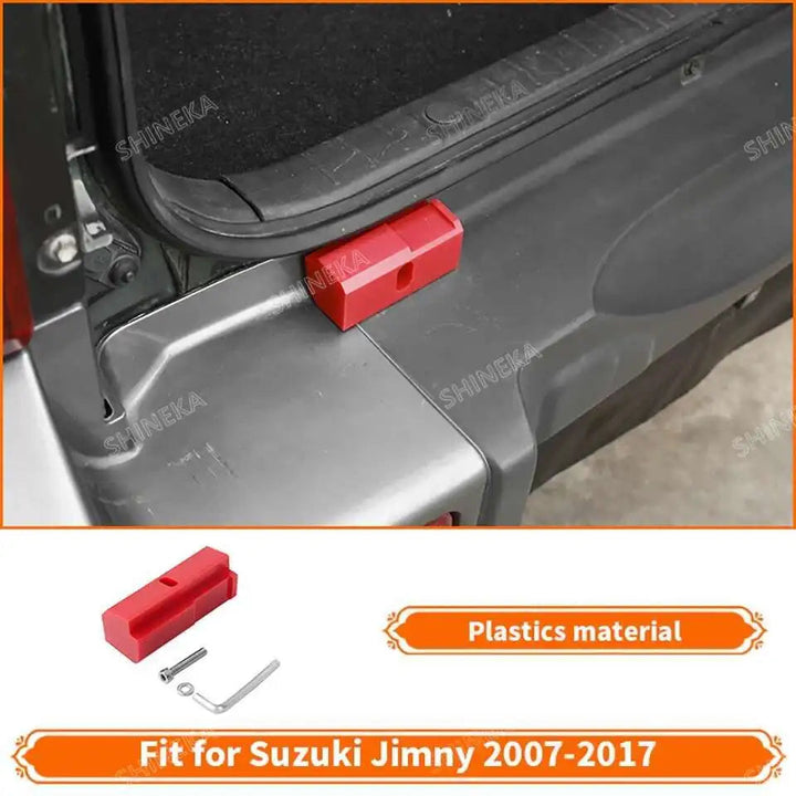 SHINEKA Car Red Interior & Exterior Decoration Cover fit for Suzuki Jimny 2007 2008 2009 2010 2011 2012 2013 2014 2015 2016 2017 BLYNTRA
