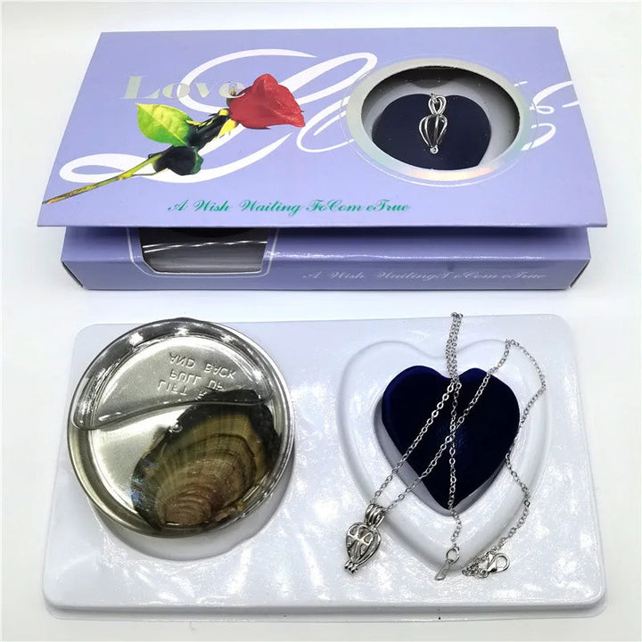 Wish Pearl Necklace Kit Innovative Wish Pearl Necklace Kit With Pendant Cage Monther's Day Valentine's Day Christmas Gifts BLYNTRA