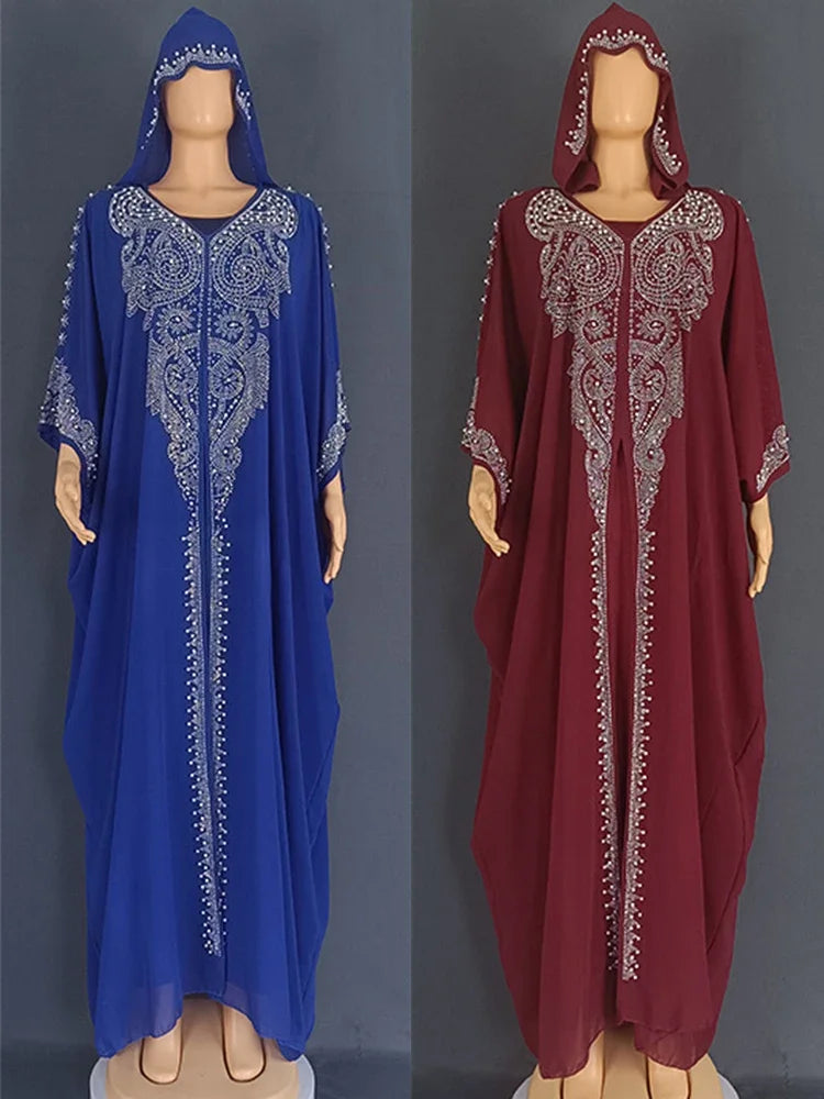 NoorLuxe Diamond Abaya Set SHOPPING HUB