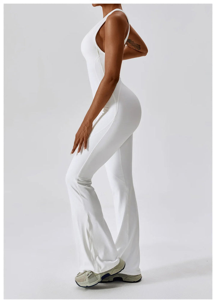 Sexy Back V Jumpsuit Gym Set Women Training Yoga Suit Sportswear Women Sports Jumpsuit Fitness Rompers Stretch Workout Bodysuits SHOPPING HUB