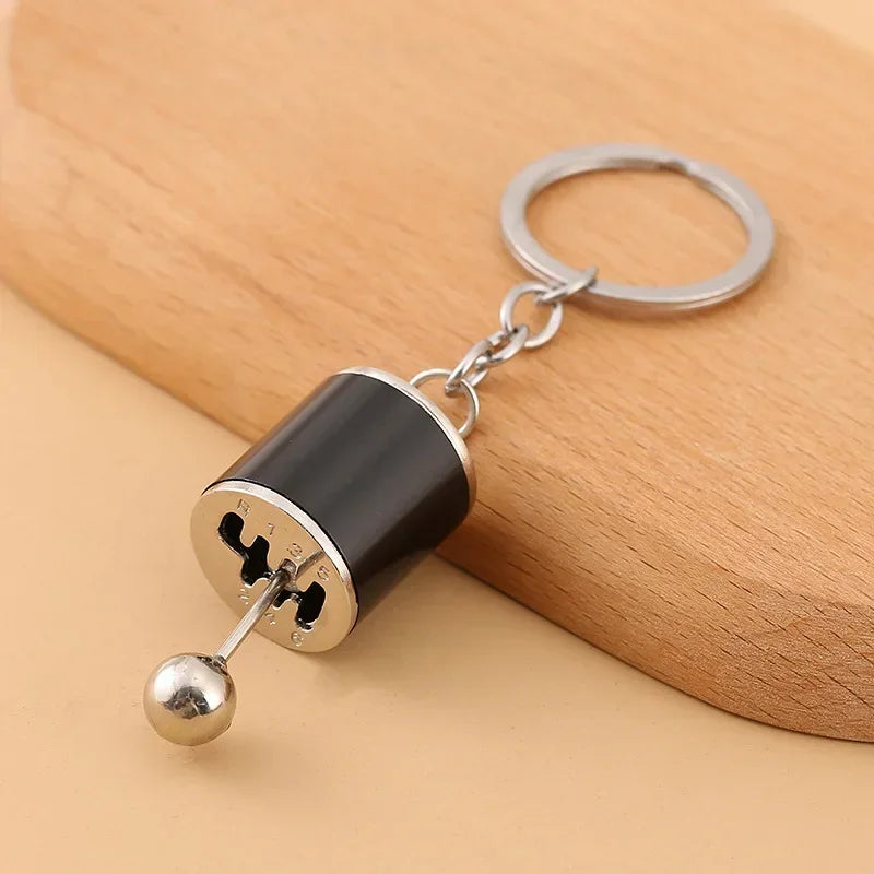 Creative Gear Head Keychain Speed Gearbox Keyring for Car Key Turbo Hub Brake Disc Pendant Shock Absorber Keys Holder Chain Ring BLYNTRA