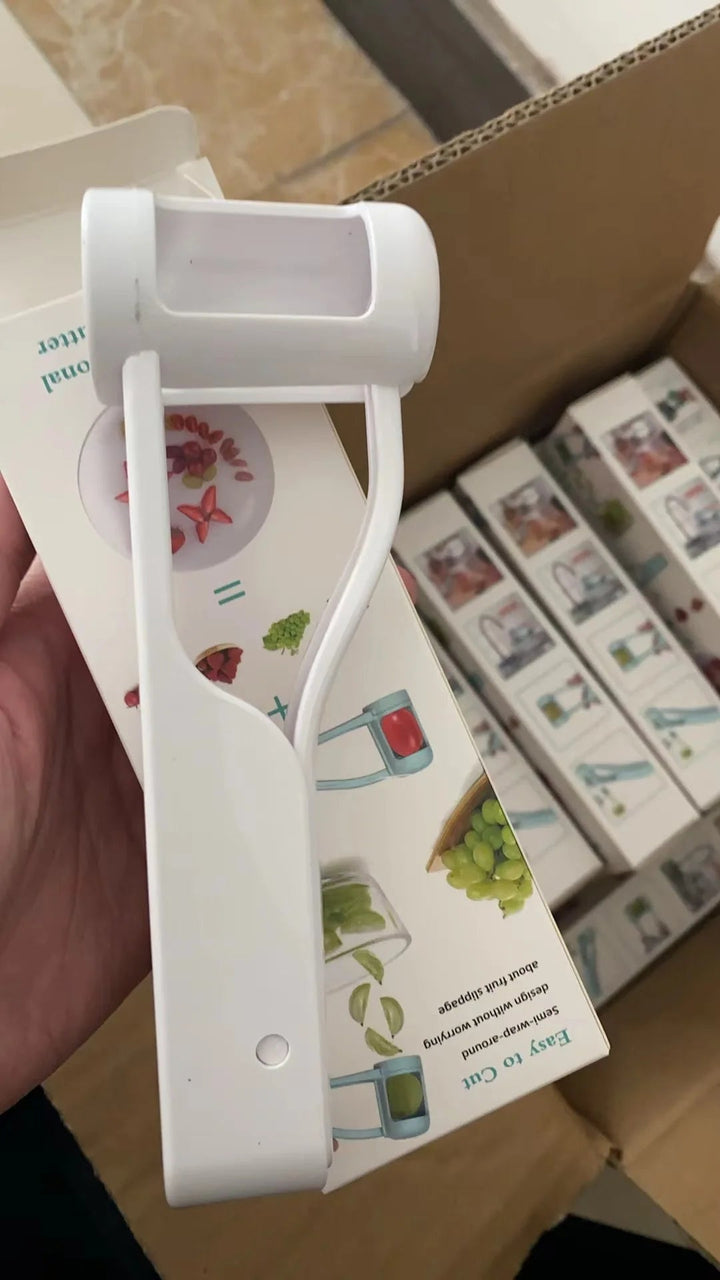 Tomato Slicer Cutter Grape Tools Cherry Fruit Salad Splitter Artifact For Toddlers Kitchen Accessories For Baby Fruit Cut Gadget BLYNTRA