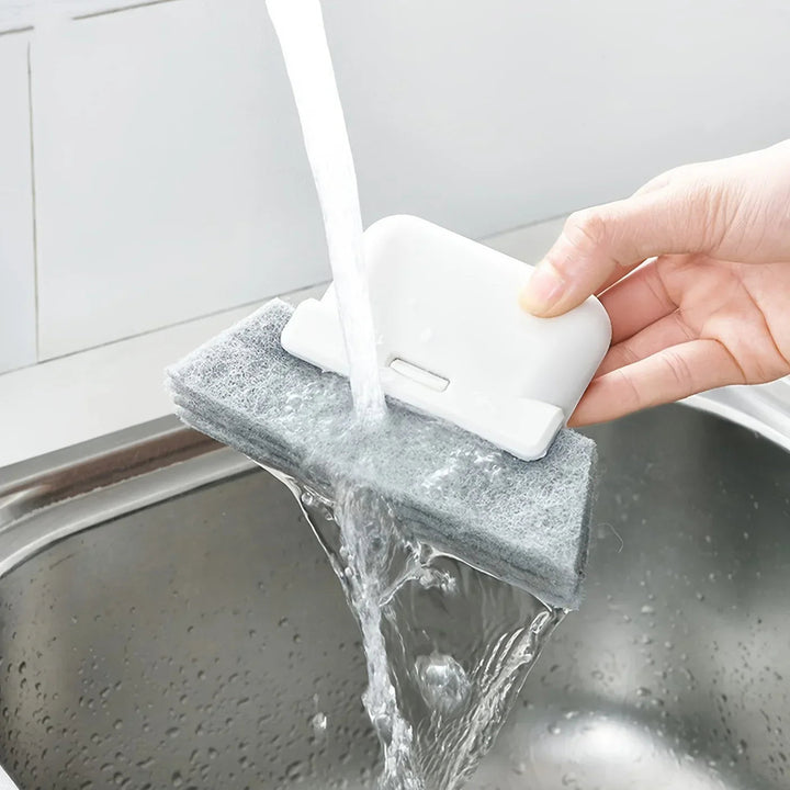 3pc Window Cleaning Brush Windowsill Groove Deadend Cabinet Crevice Brush Removable Household Multifunctional Cleaning Tools SHOPPING HUB