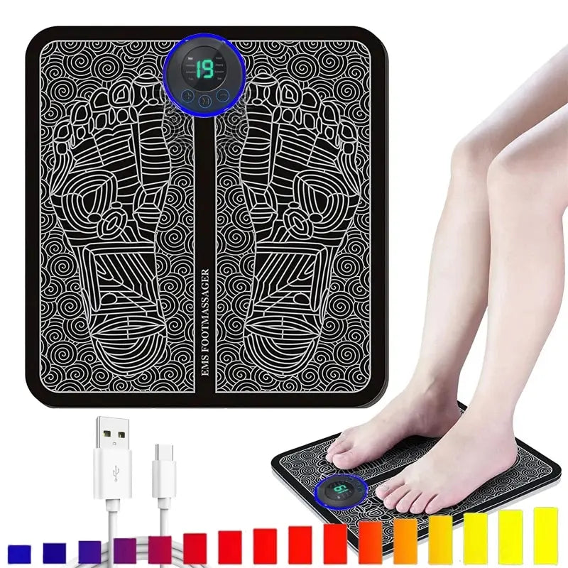 BLYNTRA Foot Massage Stimulation Pad  Lightweight Relief Remote 