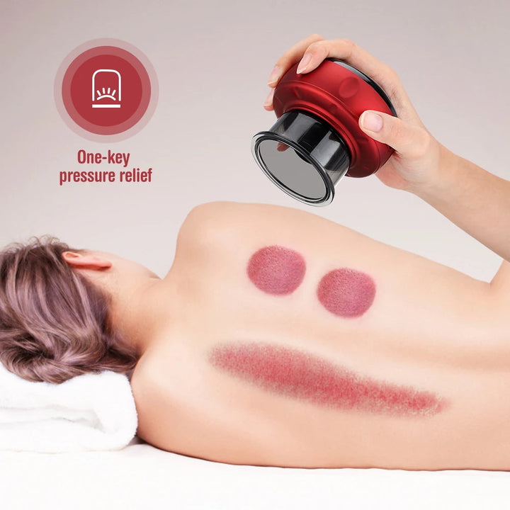 Smart Vacuum Suction Cup Cupping Therapy Massage Jars Anti-Cellulite Massager Body Cups Rechargeable Fat Burning Slimming Device BLYNTRA