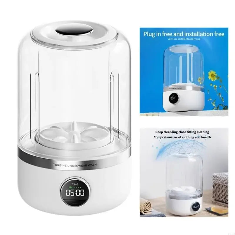 BLYNTRA Portable Travel Washer – Rechargeable & Compact Laundry Tool BLYNTRA