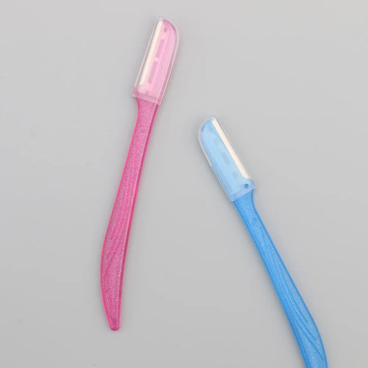 3 Pcs/Pack Face Eyebrow Razor for Women,Facial Dermaplane Razor,Dermaplaning Tool with Precision Cover,Peach Fuzz Remover SHOPPING HUB