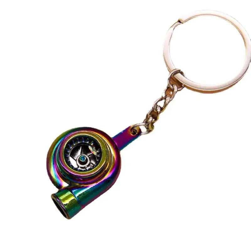 Creative Gear Head Keychain Speed Gearbox Keyring for Car Key Turbo Hub Brake Disc Pendant Shock Absorber Keys Holder Chain Ring BLYNTRA