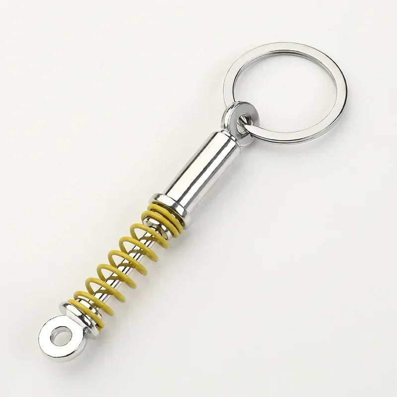 Creative Gear Head Keychain Speed Gearbox Keyring for Car Key Turbo Hub Brake Disc Pendant Shock Absorber Keys Holder Chain Ring BLYNTRA
