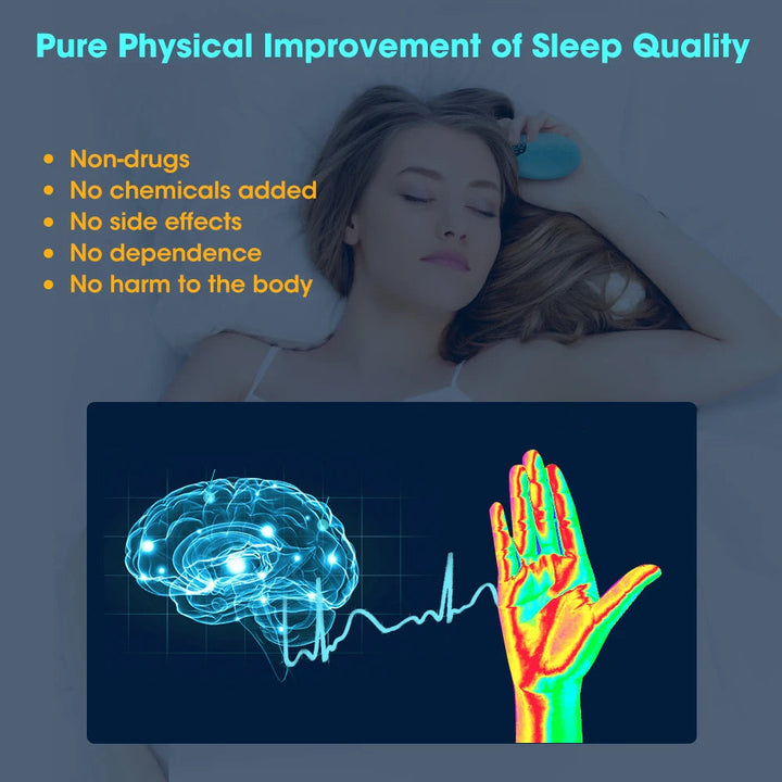 Handheld Sleep Aid Device Relieve Insomnia Instrument Help Sleep Night Anxiety Therapy Relaxatio Pressure Relief Sleep Device BLYNTRA