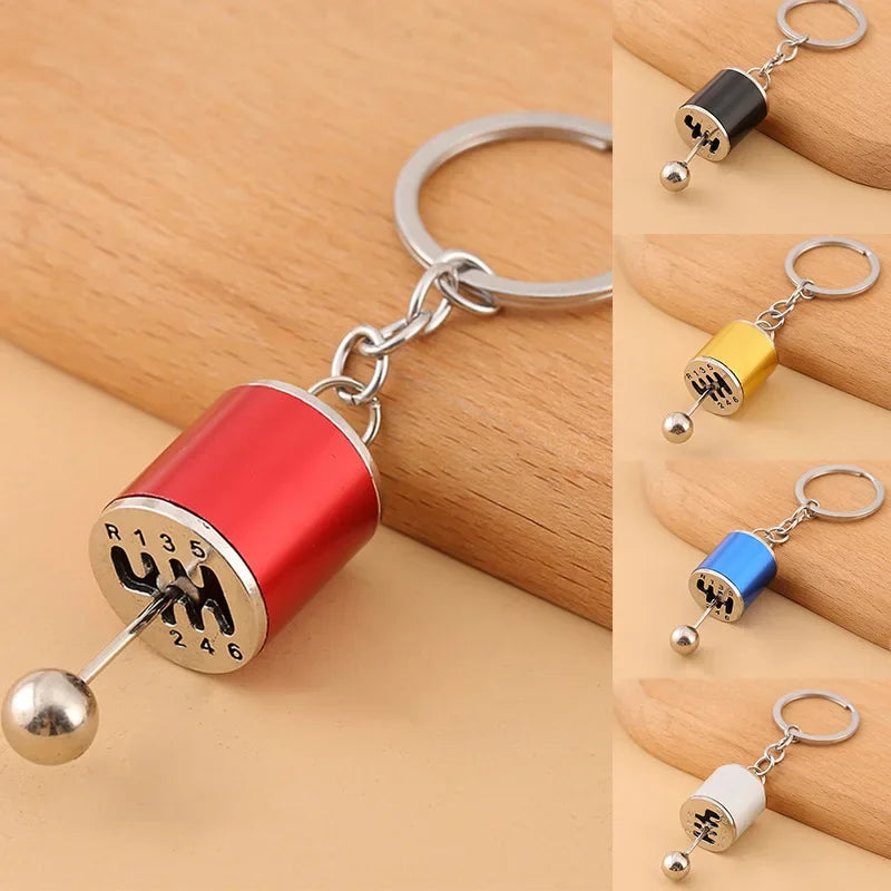 Creative Gear Head Keychain Speed Gearbox Keyring for Car Key Turbo Hub Brake Disc Pendant Shock Absorber Keys Holder Chain Ring BLYNTRA