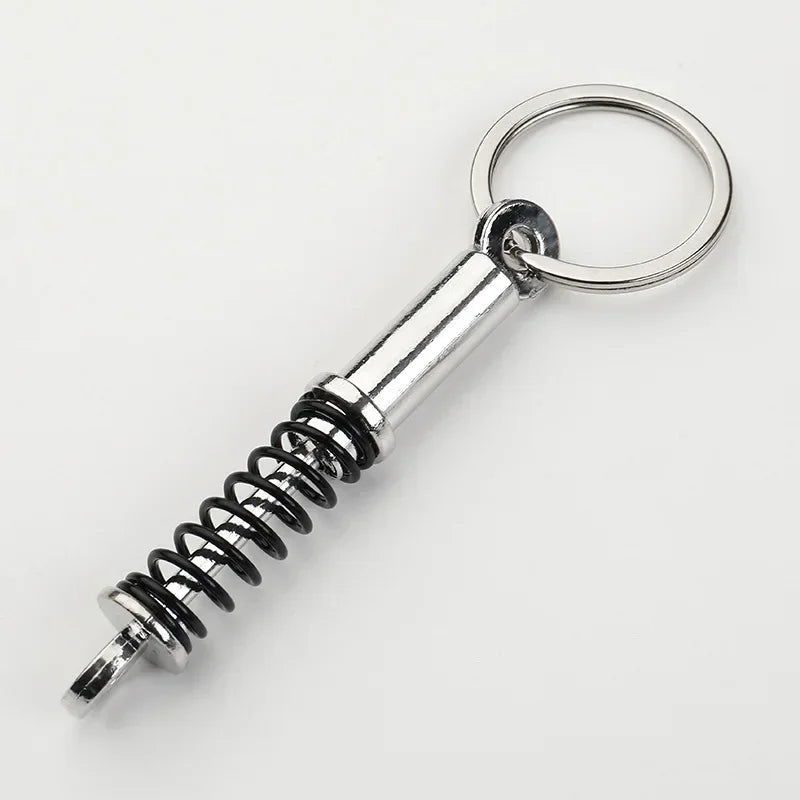 Creative Gear Head Keychain Speed Gearbox Keyring for Car Key Turbo Hub Brake Disc Pendant Shock Absorber Keys Holder Chain Ring BLYNTRA