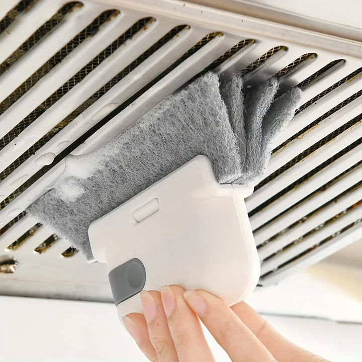 3pc Window Cleaning Brush Windowsill Groove Deadend Cabinet Crevice Brush Removable Household Multifunctional Cleaning Tools SHOPPING HUB
