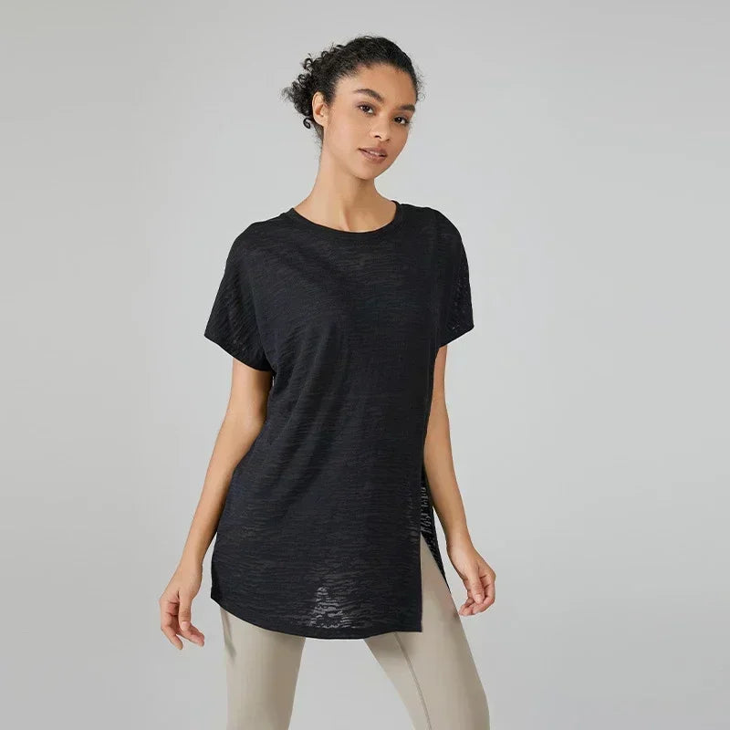 Women's Gym Clothing Summer Yoga Shirts & Blouses Fitness Sport Running T-shirt Female Short Sleeve Workout Sporty Woman Top BLYNTRA