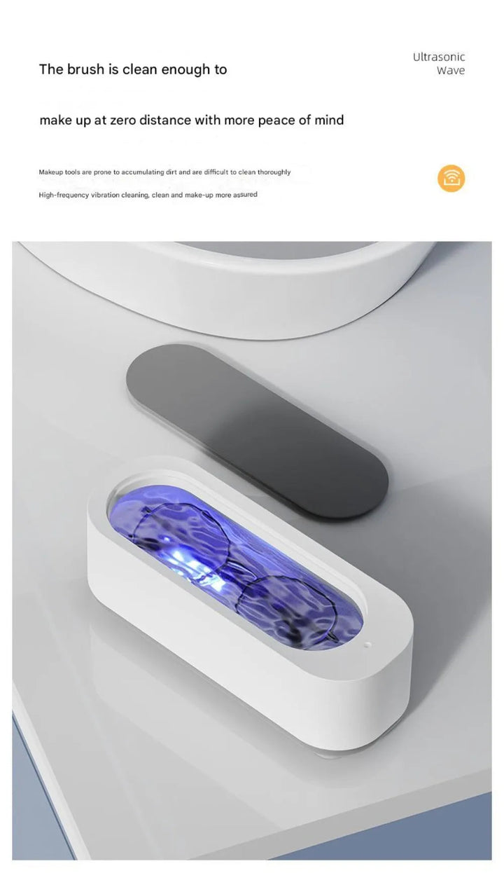 New Ultrasonic Eyeglass Cleaner Multifunctional Vibration Glasses Cleaning Machine USB Rechargeable Mini Washing Machine Jewelry SHOPPING HUB