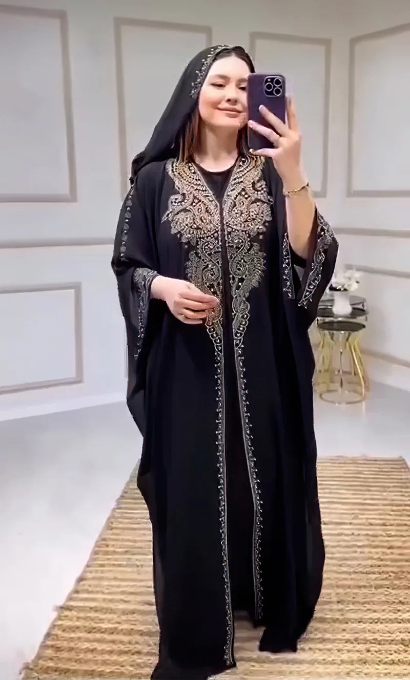 NoorLuxe Diamond Abaya Set SHOPPING HUB