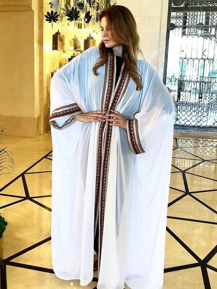 New European and American Chiffon Embroidered Cardigans Beach Sun Protection Bikini Outer Cover Ups Swimsuit Outerwear for Women SHOPPING HUB