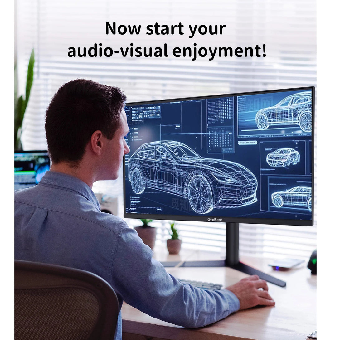 BLYNTRA GreBear 27-Inch Monitor – FHD 1080p IPS LED Display BLYNTRA