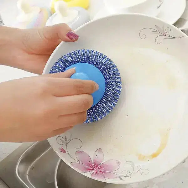 Steel Ball Pot and Dish Washing Tool Steel Ball Pot and Dish Washing Tool