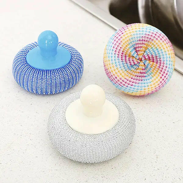 Steel Ball Pot and Dish Washing Tool Steel Ball Pot and Dish Washing Tool
