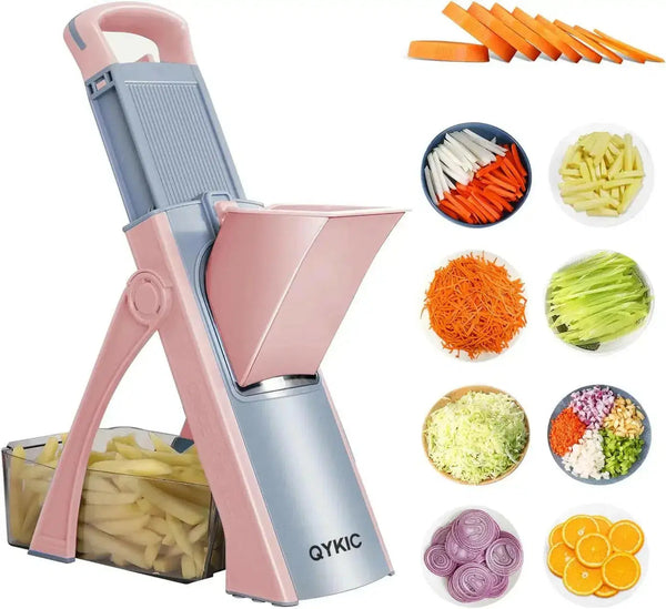 Vegetable Cutter, Food Chopper, Dicer Fruit, French Fry, SS 420 ABS AS,Mandoline Slicer, Kitchen Accessories,Home Gadgets, JS001 SHOPPING HUB