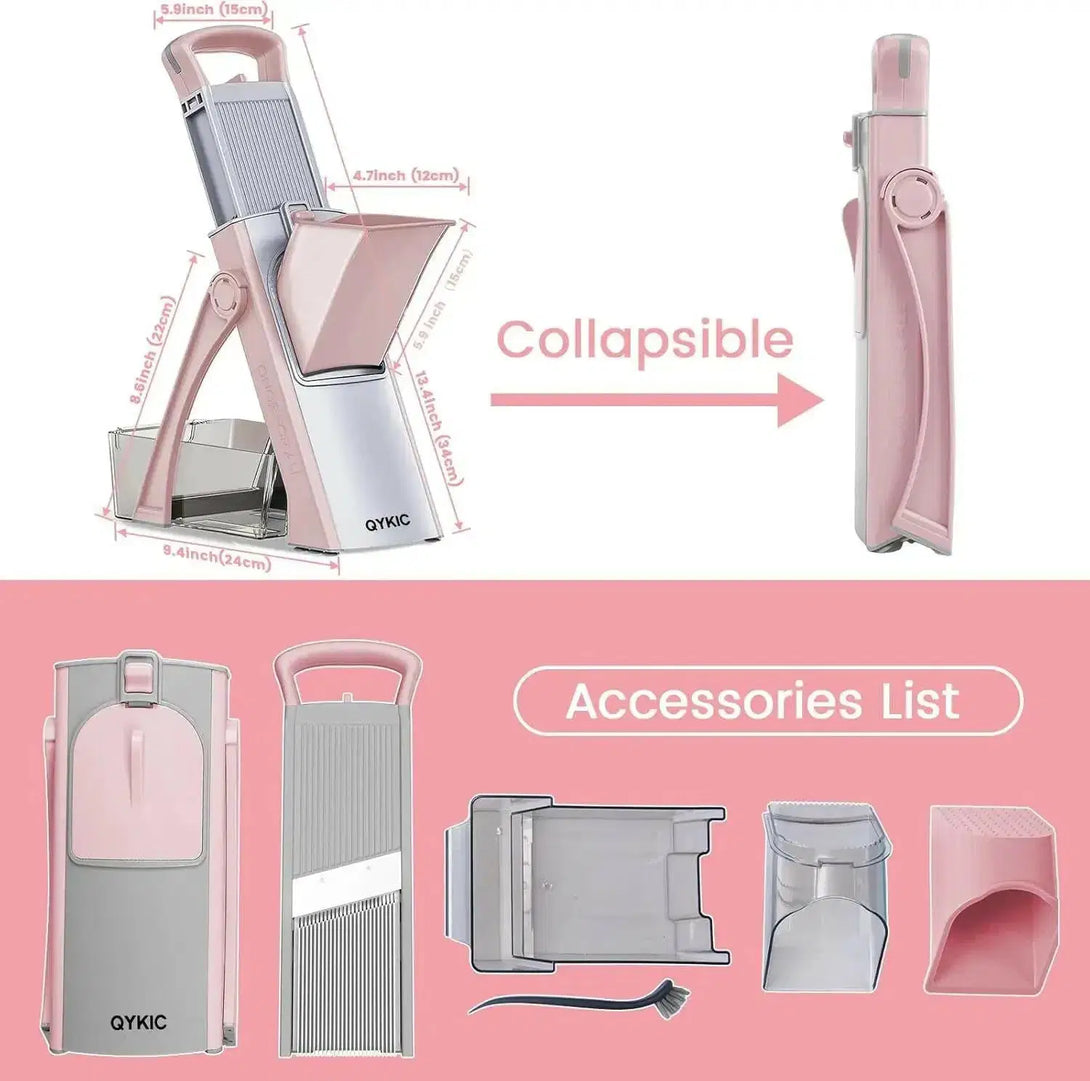 Vegetable Cutter, Food Chopper, Dicer Fruit, French Fry, SS 420 ABS AS,Mandoline Slicer, Kitchen Accessories,Home Gadgets, JS001 SHOPPING HUB