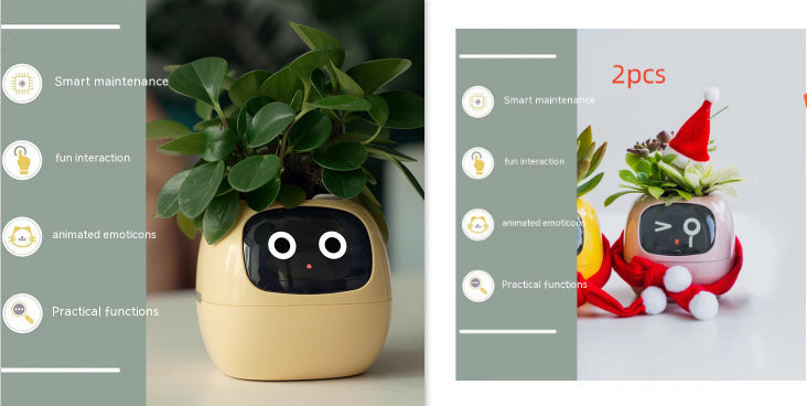 BLYNTRA Smart Planter Companion – Animated AI Plant Pot with Display BLYNTRA