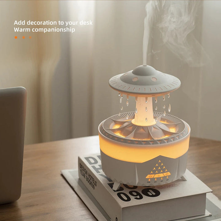 UFODrop USB Aroma Humidifier & Mist Diffuser Silicone Back Scrub Bath Brush