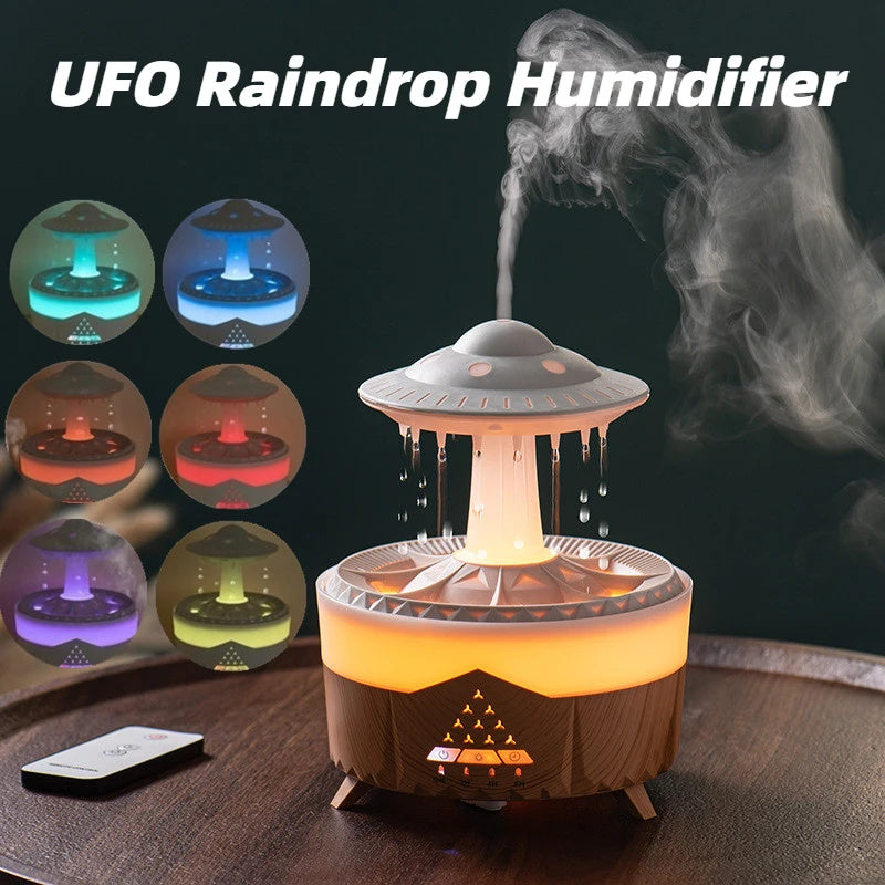 UFODrop USB Aroma Humidifier & Mist Diffuser Silicone Back Scrub Bath Brush